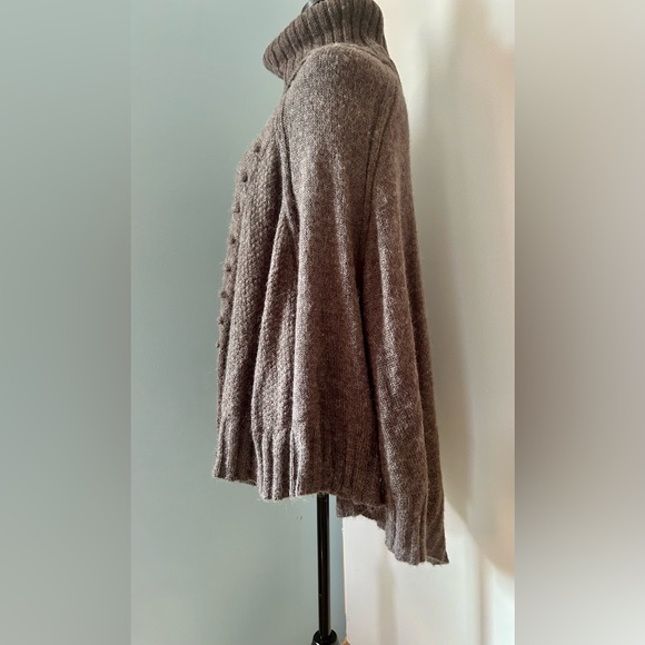 H&M MOHAIR MIX PONCHO - Picture 4 of 5